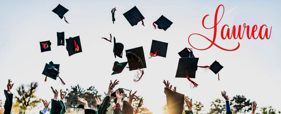 foto intestazione raffigurante la laurea